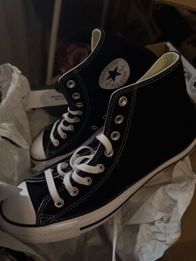 Converse Wide High Top Sneakers - Black/White